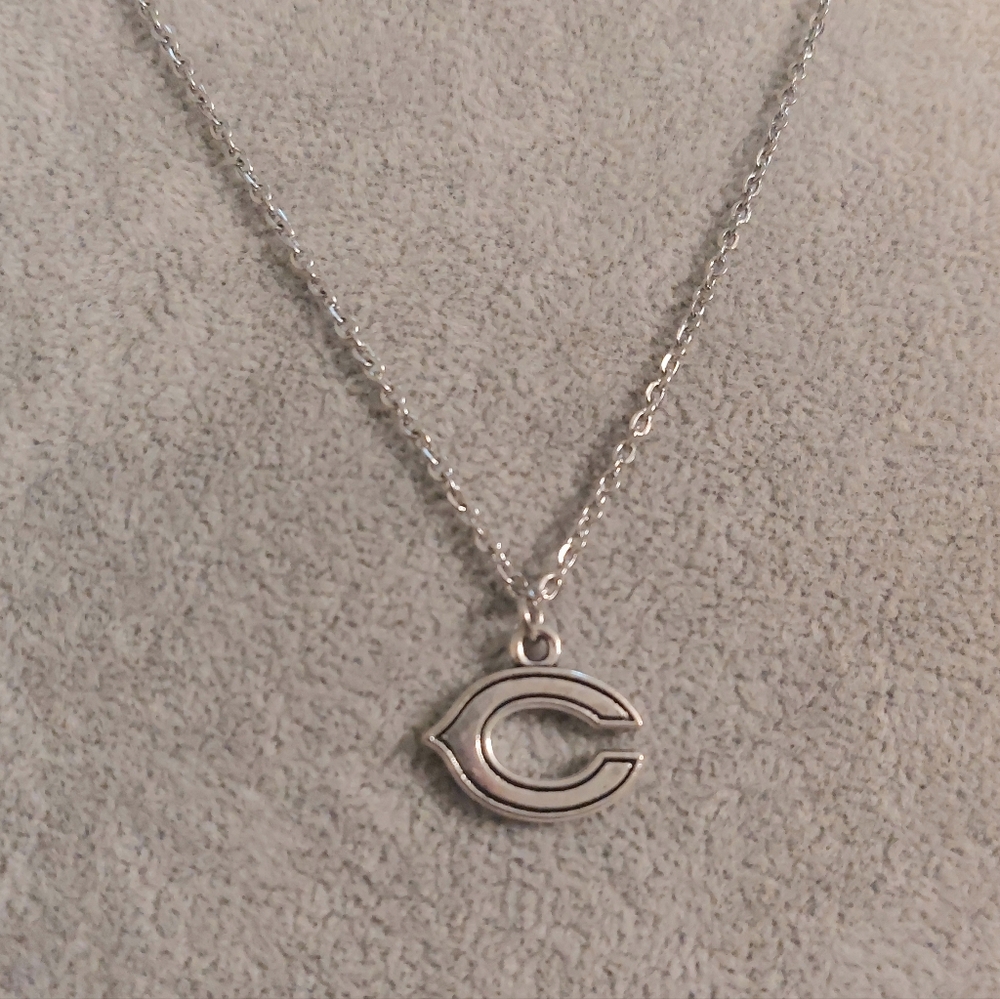 Chicago Bears Necklace & Earrings